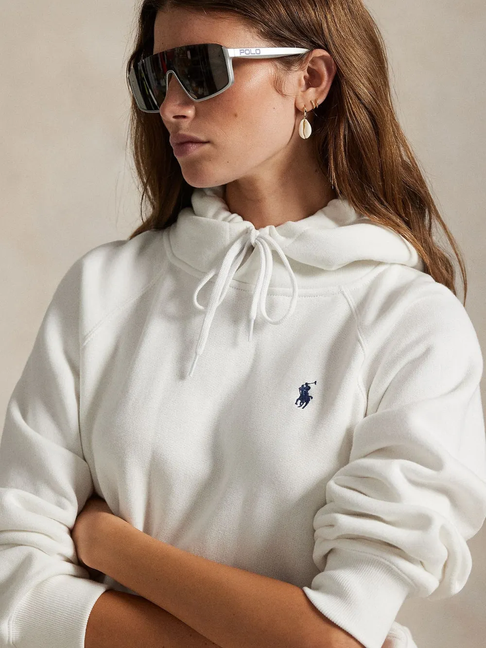 SHRUNKEN FIT FLEECE HOODIE