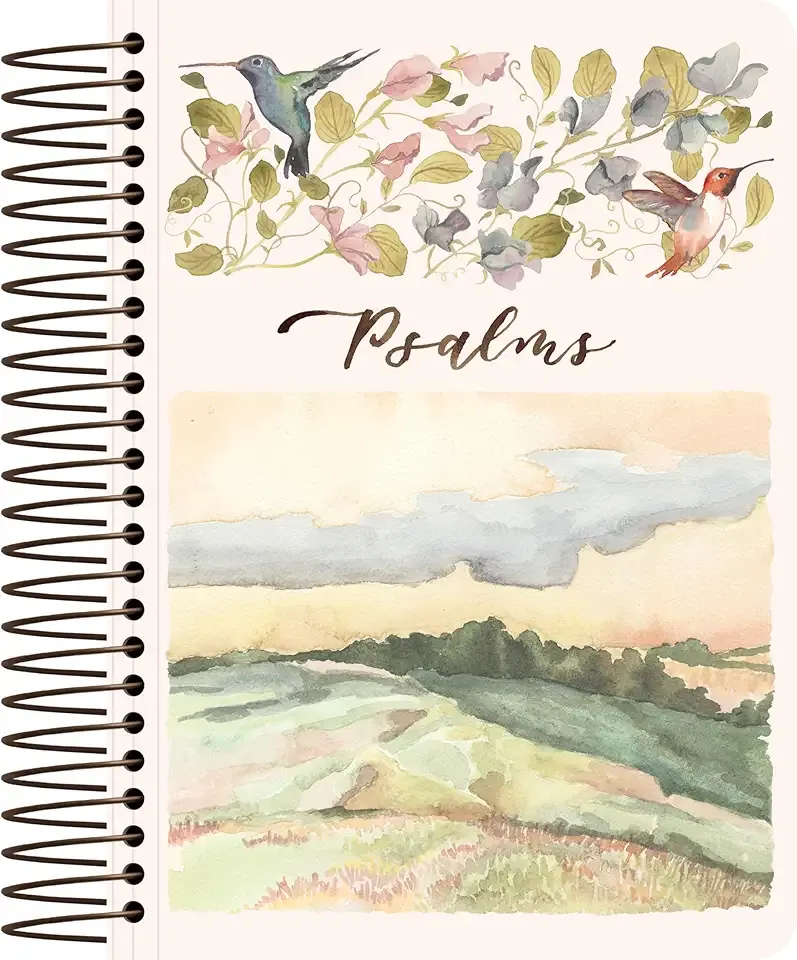 ESV Scripture Journal, Spiral-Bound Edition: Psalms (Artwork by Ruth Chou Simons) (Paperback)