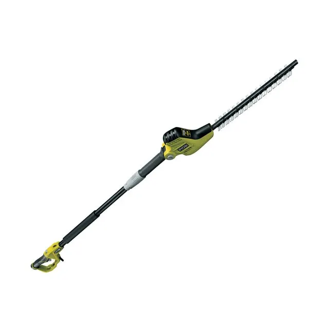 Tagliasiepi ad asta elettrico con spazzole al carbonio in pvc RYOBI RPT4545E 2 lame da 45 cm 450 W con guaina protettiva