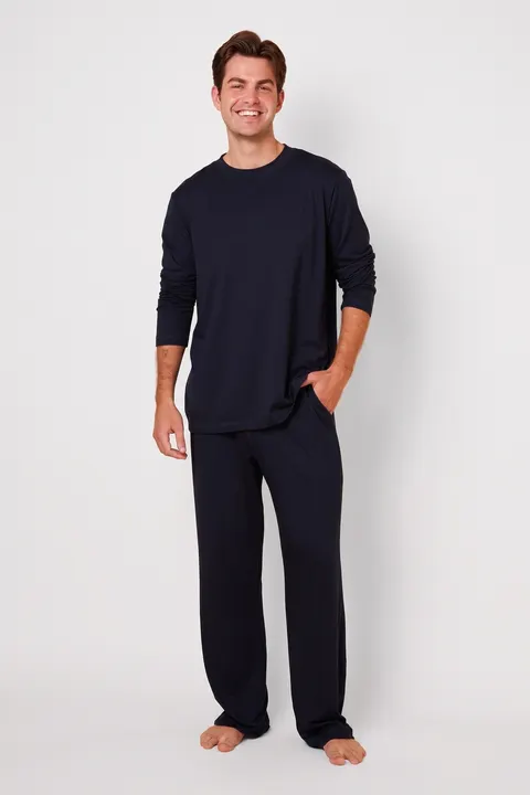 Pima Jersey Pullover Pajama Set
