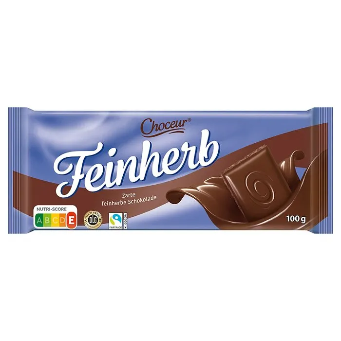 CHOCEUR Schokolade 100 g, dunkle Schokolade