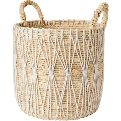 Small Boho Storage Basket