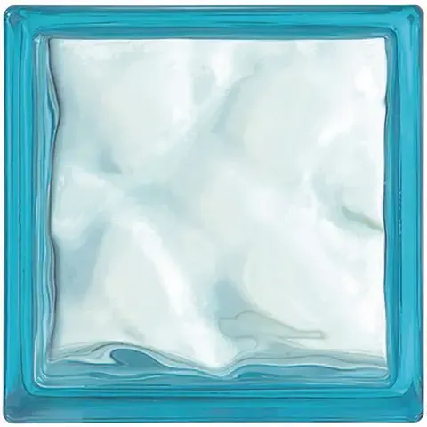 Vidrioblock 19 x 19 x 8 cm Azurro