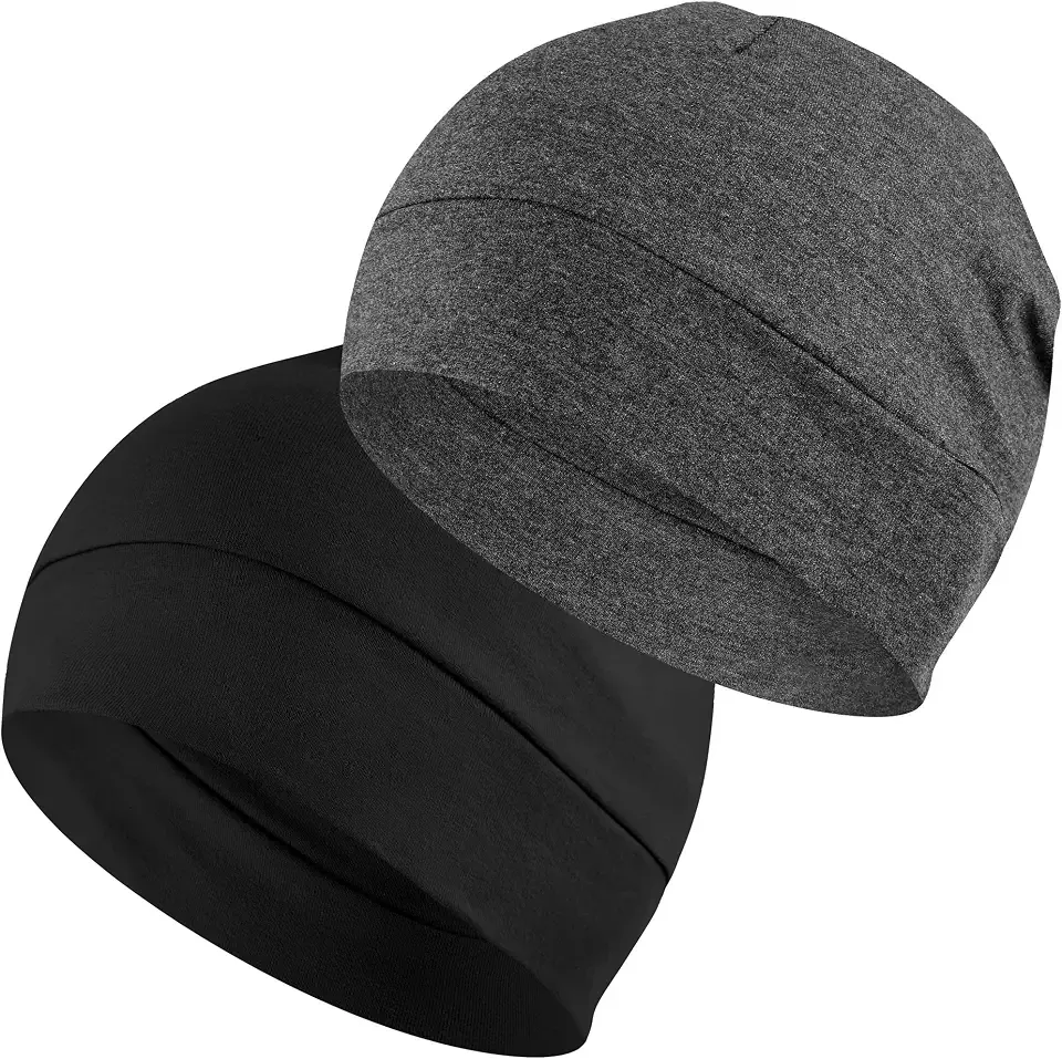 100% Cotton Skull Caps Beanie Sleeping Hats for Men Women