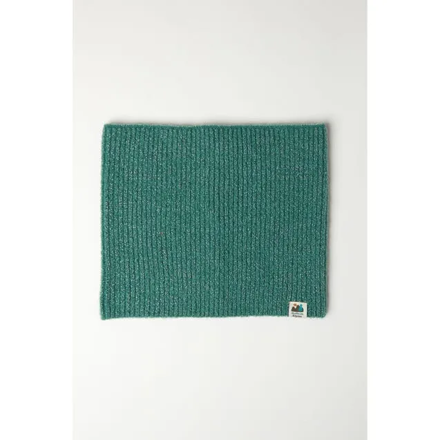 Kids ronde sjaal lurex wol mix