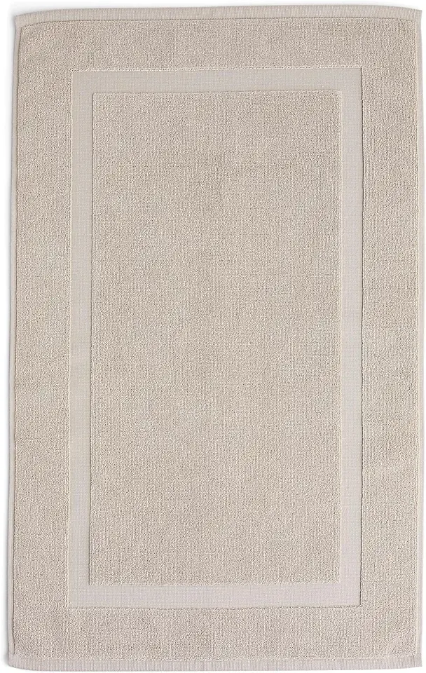 Preston Lane Douro Bath Mat – 100% Cotton, Plush & Absorbent Quick-Dry Bathroom Rug – Hotel-Quality Floor Mat for Shower or Tub, Made in Portugal, Clay