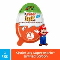 KINDER JOY Egg Sweet Cream and Chocolatey Wafers Super Mario or Harry Potter Funko Pop Toys May Vary