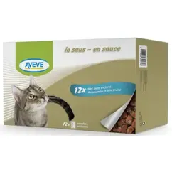 Natvoer voor katten Adult In saus Zalm en forel 12 x 100 g