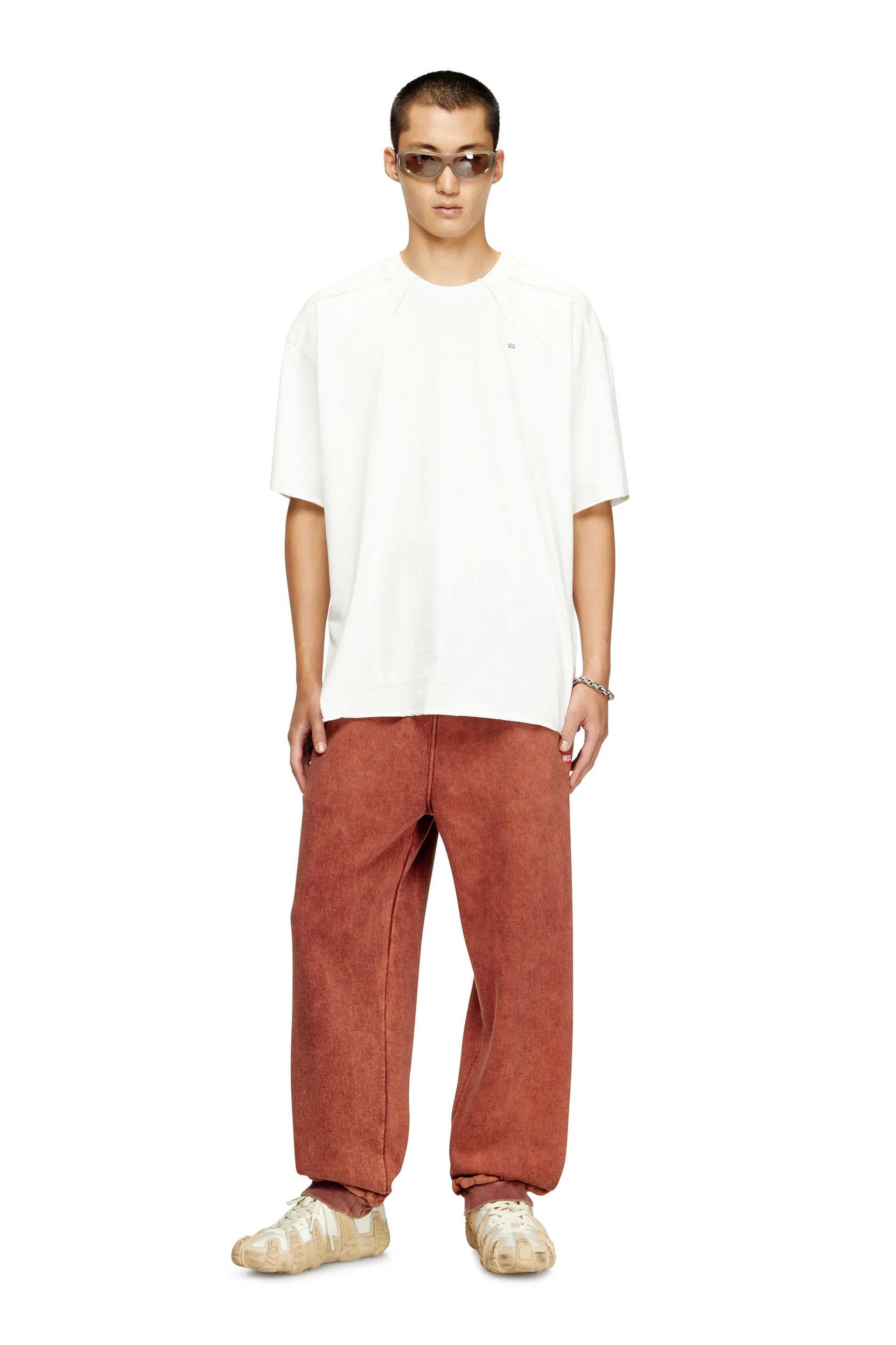 Cotton T-shirt with micro embroidery