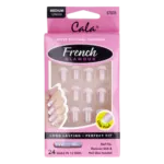 Uñas Postizas Kit French Glamour Mediano CALA X 24 Uds