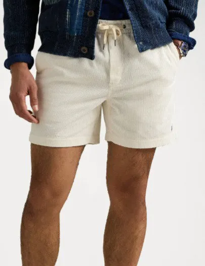 Prepster Corduroy Shorts Warm White
