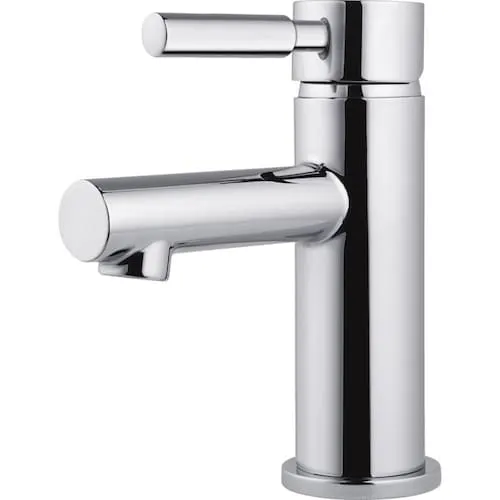 Struct Single Hole Single Handle Lever Bathroom Sink Faucet Standard Flow Deck Mount in Chrome