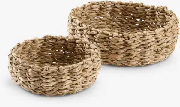 KANGOS Sieradenschaal KANGOS Ø9/12cm zeegras 2st/pk
