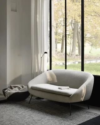 Barrow sofa - 2 seat - off white