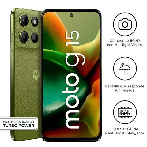 Celular G15 XT2521-2 Ig 4GB 256GB Verde
