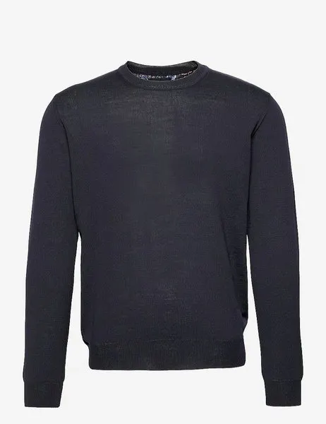 Merino Iq Wool Sweater Dark Navy Blue