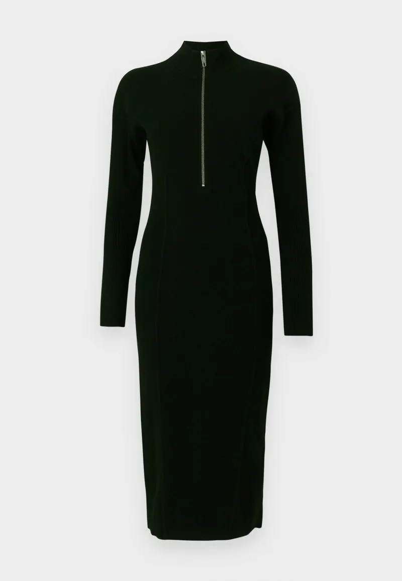 ROBE - Strikket kjole - black