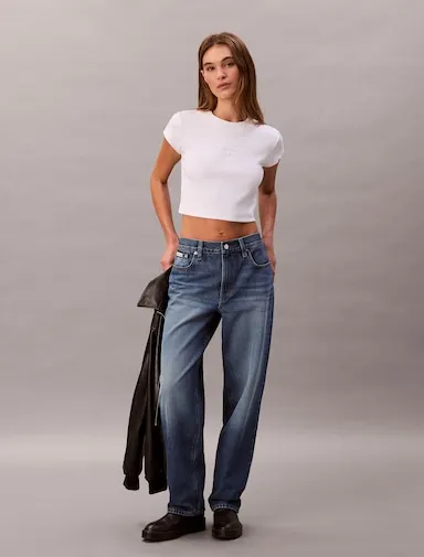 Calvin Klein 90'S Loose Jeans In Aqua Navy