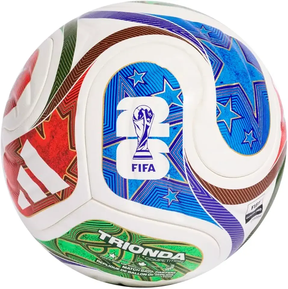 World Cup 2026 Competition Ball - Inspired by la Ola Wave Design, Seamless Surface for Precision and Stability, FIFA Quality Pro