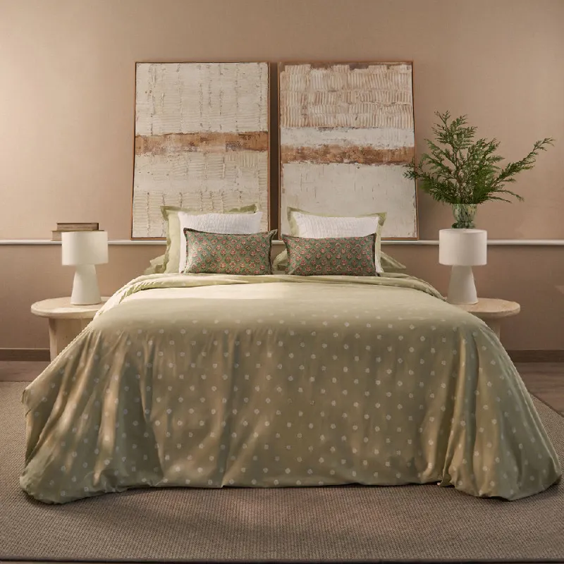 Juego funda nórdica 100% Algodón 3 piezas - Verdi