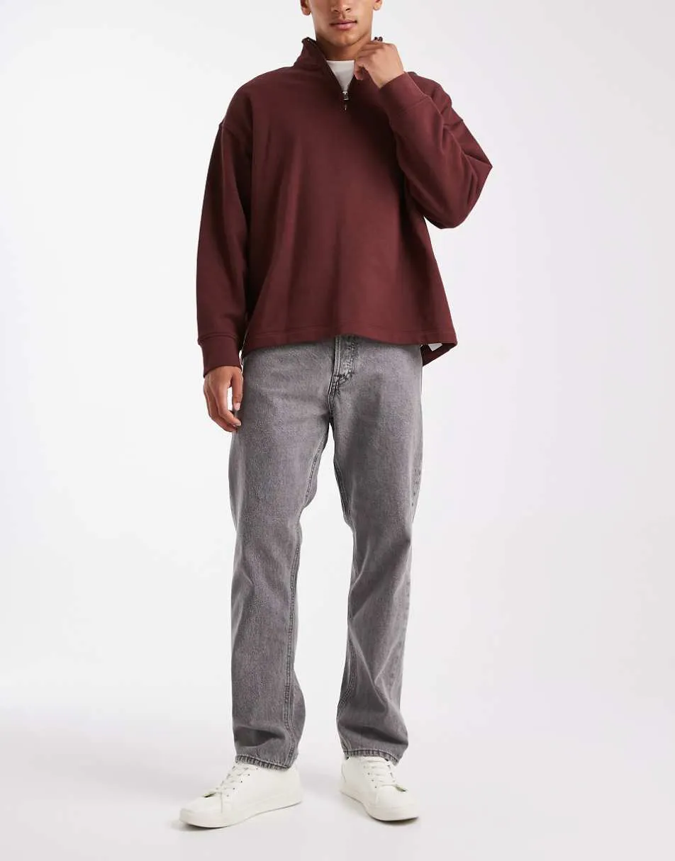 Jack & Jones Chris straight jean in grey