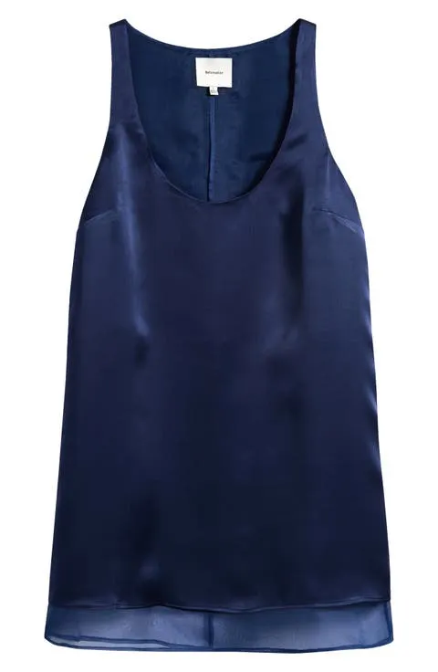 Reformation Idra Scoop Neck Silk Dress