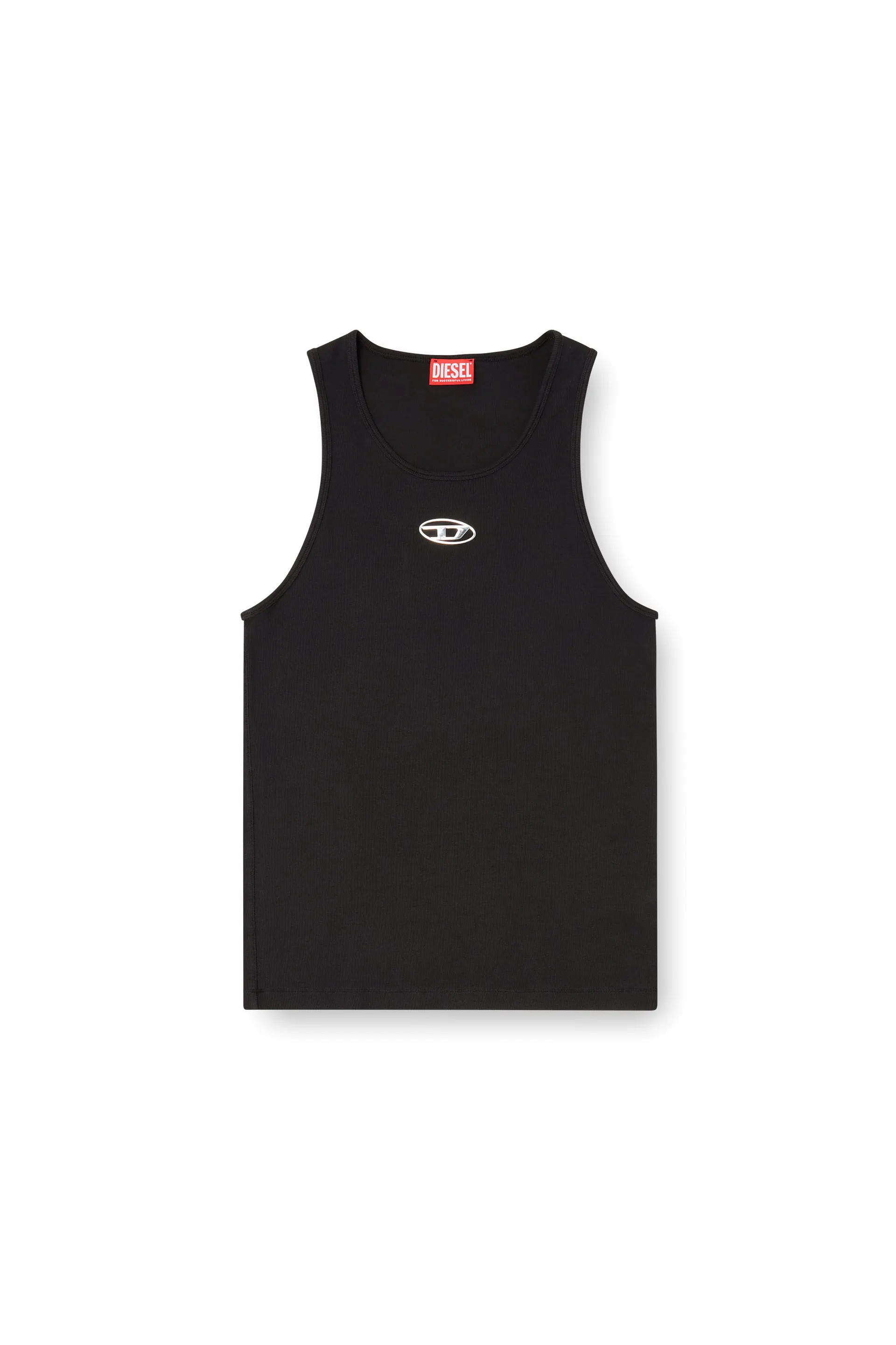 Cotton tank top with logo