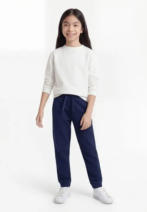 3 PACK UNISEX JOGGERS - Joggebukse - black/mottled light grey/dark blue