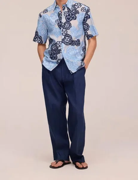 Freddy Short Sleeve Shirt 50075 Blue Multi
