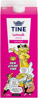 Lettmelk 1,0%
