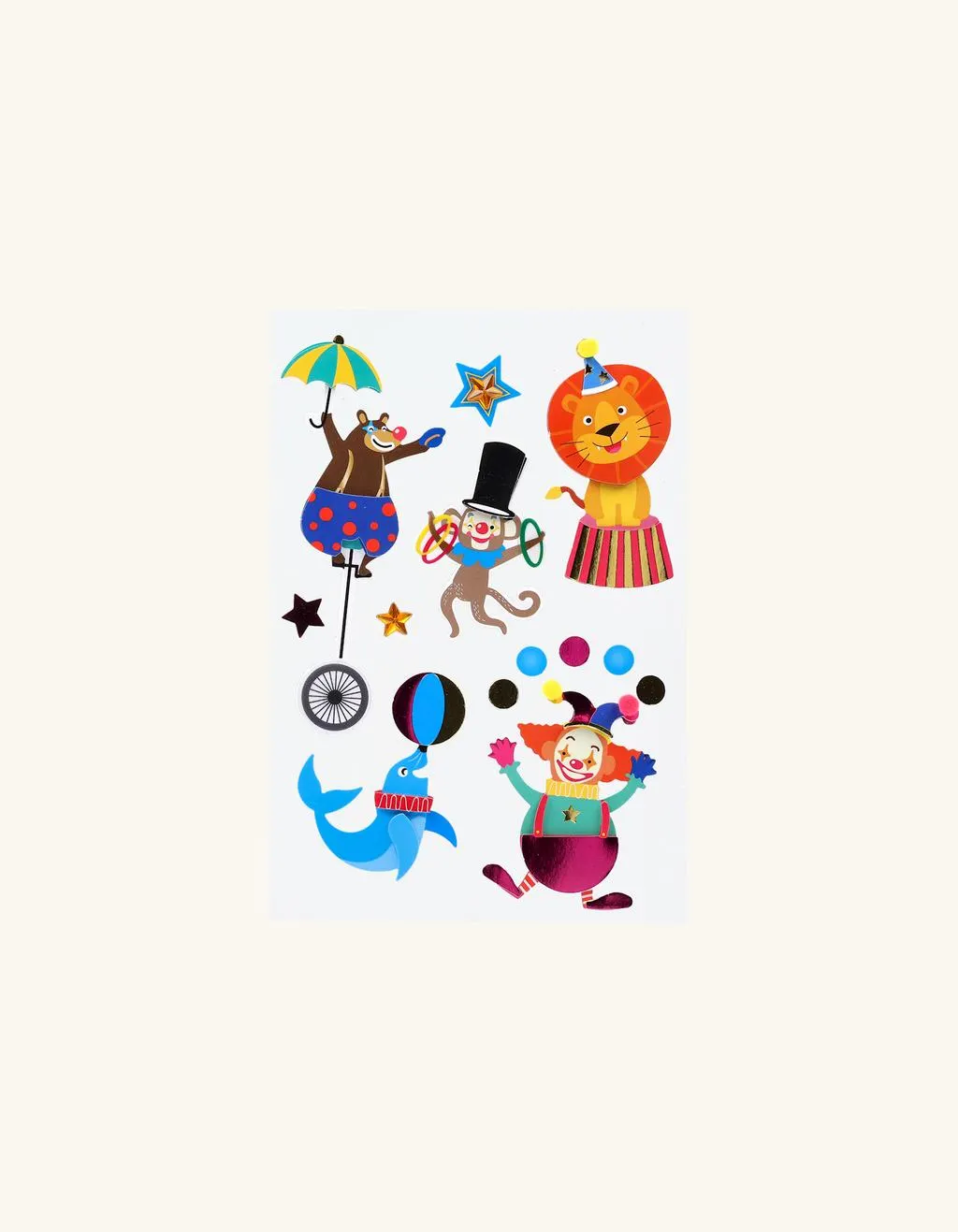 Zirkus-Sticker