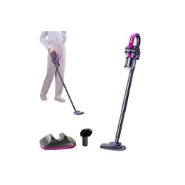 4 In 1 Cordless Vacuum Cleaner Floor Cleaning Mop Mite Removal Function-Purple