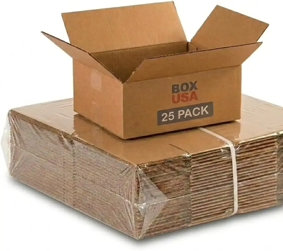 BOX USA Shipping Boxes Medium 12"L x 9"W x 5"H 25-Pack - Corrugated Cardboard Box for Moving, Mailing, Packing, Packaging and Storage