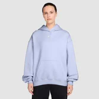 Nike Womens Studio Fleece Oversized Pullover Hoody