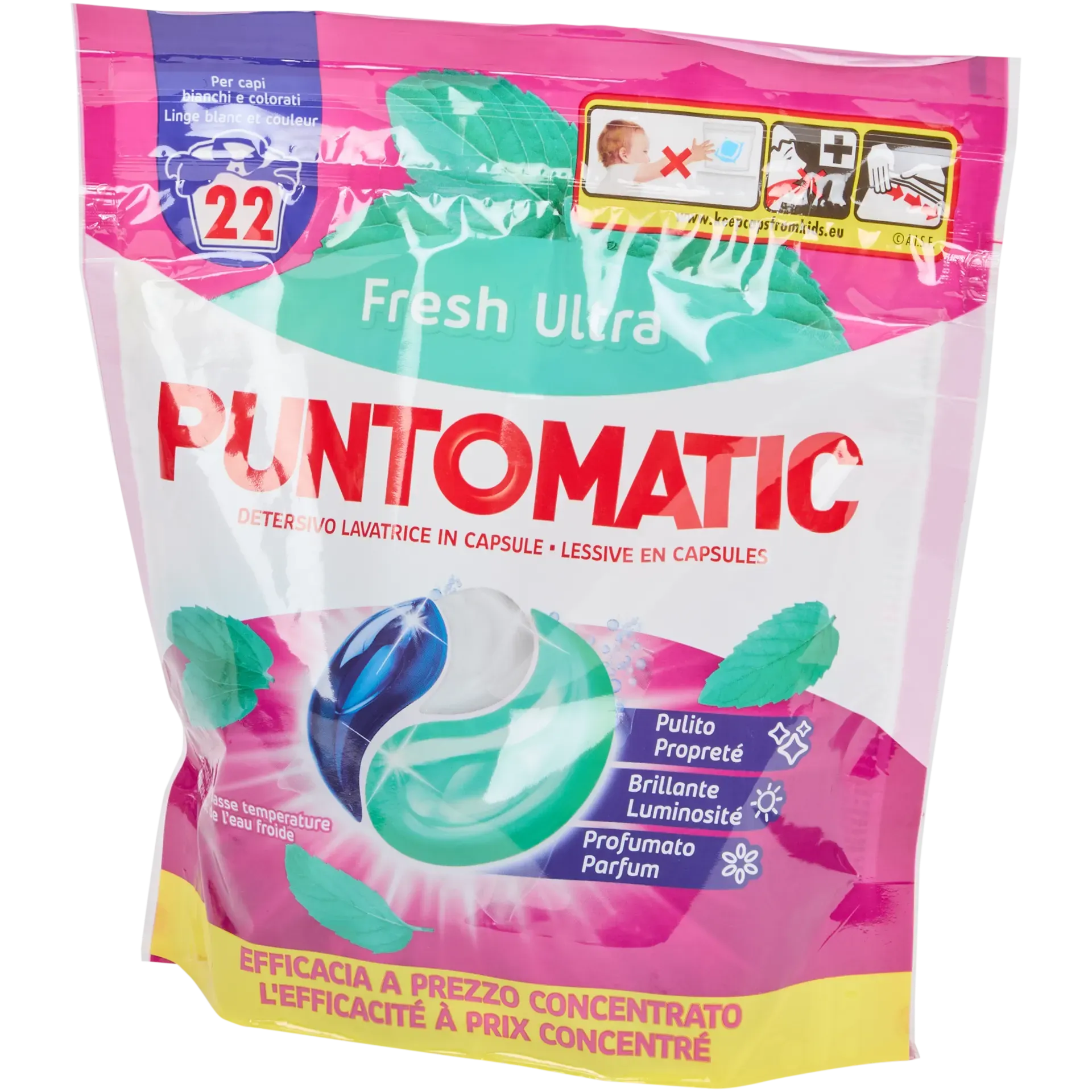 Detersivo in capsule Puntomatic Fresh Ultra