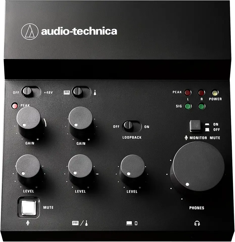 Audio-Technica AT-UMX3 USB Desktop Audio Mixer