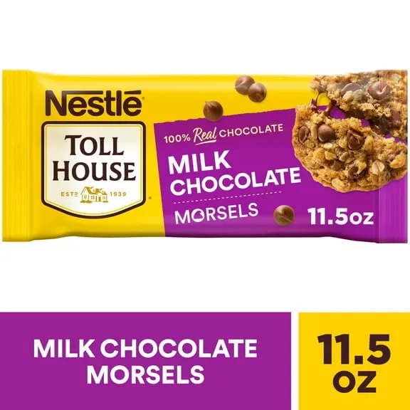 Nestle Toll House Milk Chocolate Regular Baking Chips, 11.5 oz Bag $4.96 43.1 ¢/oz