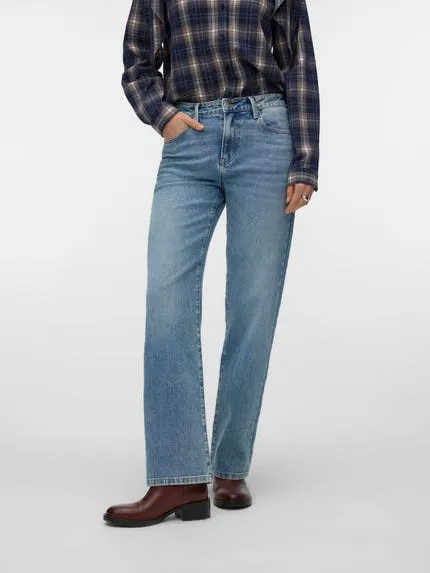 VMALLISON Middels høyt snitt Straight Fit Jeans