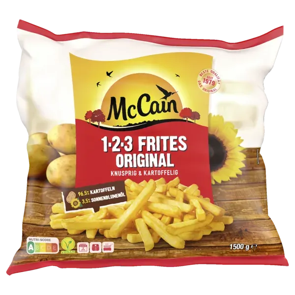Mc Cain 1-2-3 Frites Original oder Golden Longs tiefgefroren