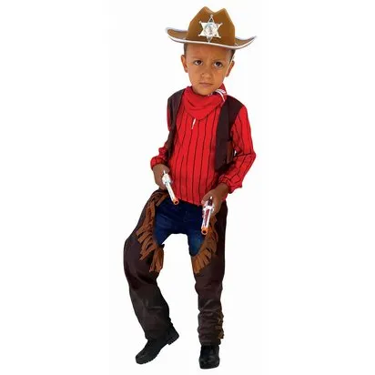 DEGUISEMENT COWBOY - TAILLE M 5-7 ANS RUBIE S Ref : 20027543