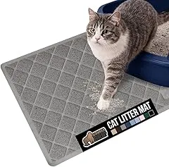GORILLA GRIP Cat Litter Box Mat, Cushi…