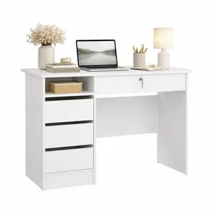 Escritorio Duero WellHome White Blanco 110x49x76 cm
