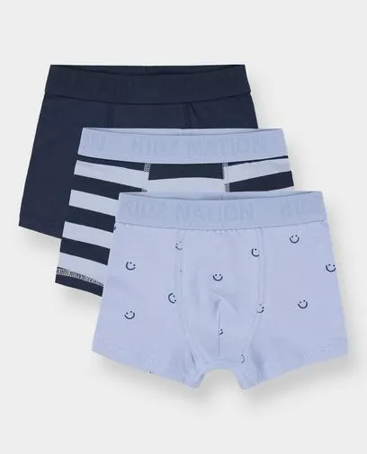 Set van 3 boxershorts, 86-128