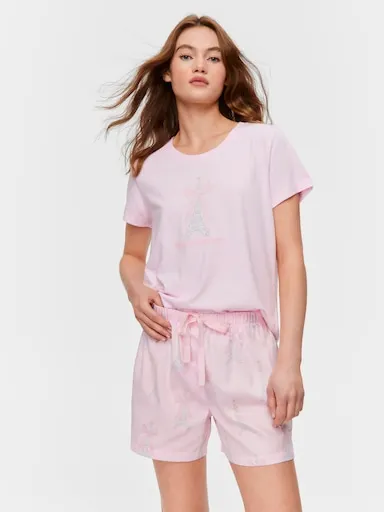 Pretty Paris 100% Cotton Mid Short