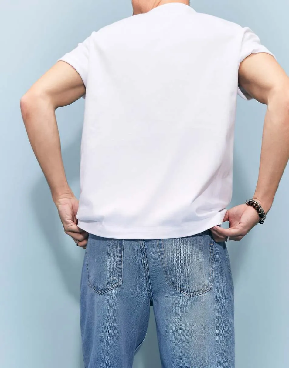 River Island Loose fit jeans in denim - medium