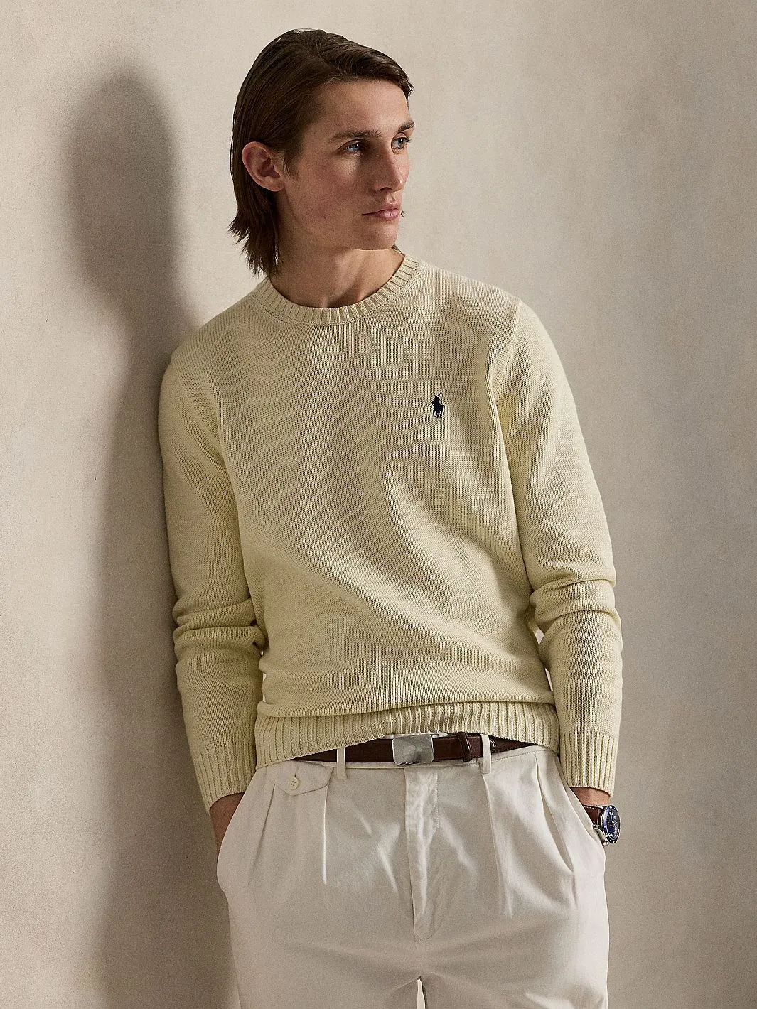 COTTON CREWNECK SWEATER