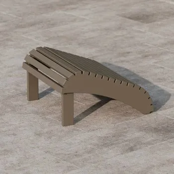 Leisure Line Adirondack Footstool by Tangent