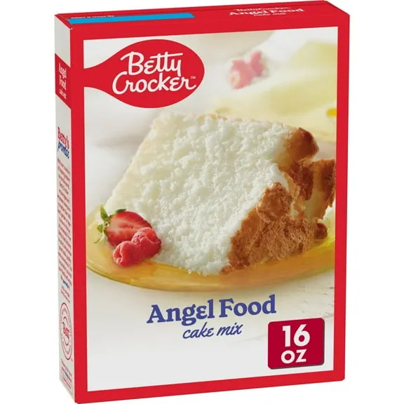 Betty Crocker Angel Food Cake Mix, Just Add Water, 16 oz $4.18 26.1 ¢/oz
