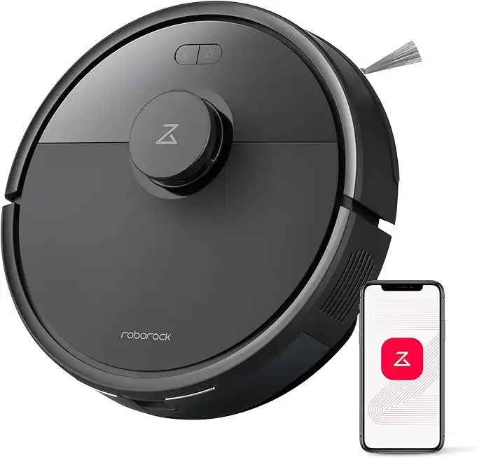 roborock Q7 L5 Robot Vacuum and Mop Combo, 8,000Pa Suction, Upgraded from Q5 Pro, Dual Anti-Tangle System, LiDAR Navigation, Multi-Level Mapping, Self-Charging Robotic Vacuum Cleaner, Black