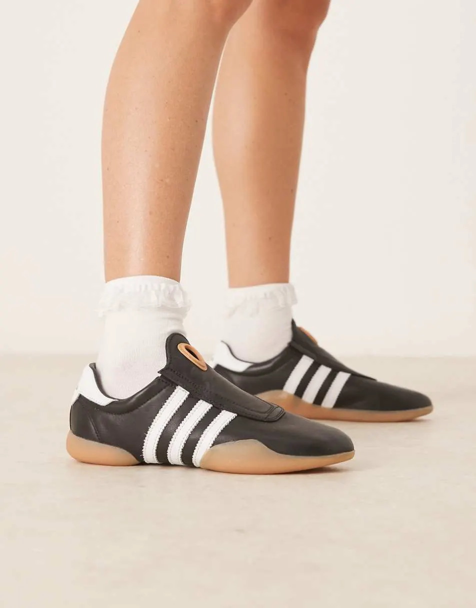 adidas Originals Taekwondo Mei trainers in black and white